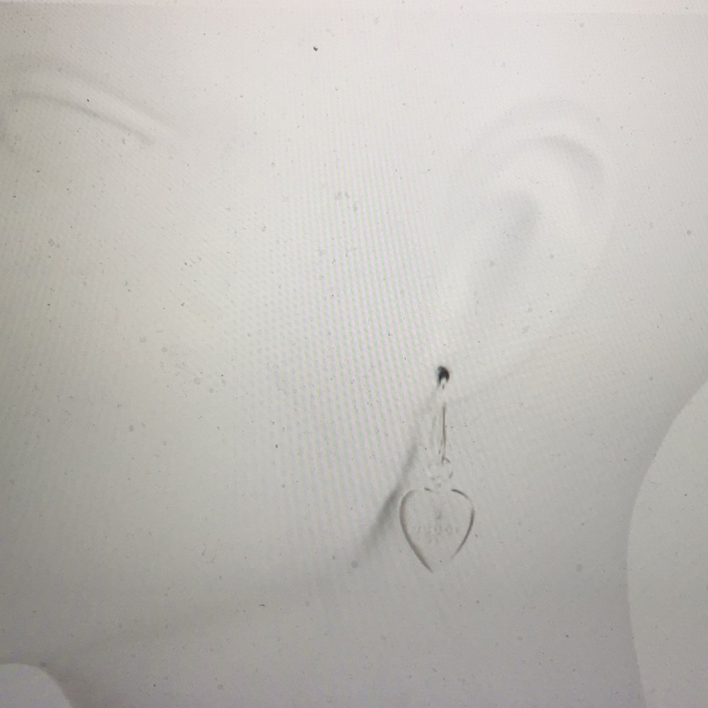 AUTHENTIC GUCCI TRADEMARK HEART EARRINGS (NWT) - Picture 8 of 8